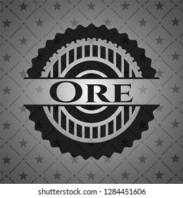 Ore realistic black emblem
