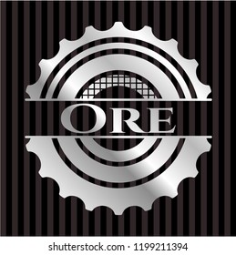 Ore silvery emblem