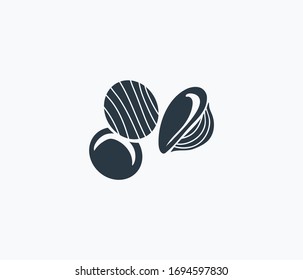 Orechiette pasta icon isolated on clean background. Orechiette pasta icon concept drawing icon in modern style. Vector illustration for your web mobile logo app UI design.