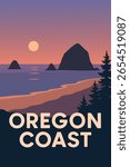 The Oregon Coast offers breathtaking ocean views, where rugged cliffs meet the vast Pacific Ocean, providing a haven for diverse wildlife. 