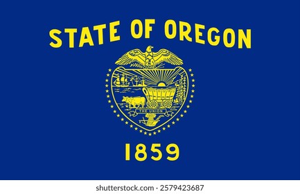 Oregon Flag, Flag of Oregon, USA