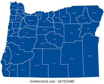 Oregon Map