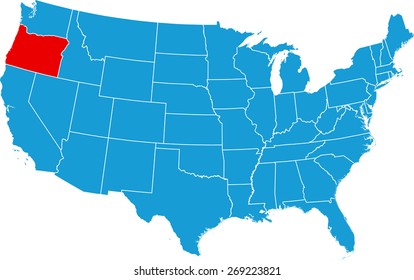 Oregon Map