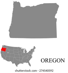 Oregon map