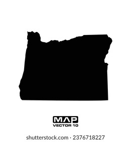 oregon map vector elements, oregon map vector illustration, oregon map vector template