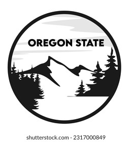 Oregon state with beautiful view