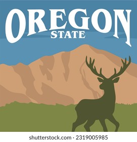 Oregon state with beautiful view
