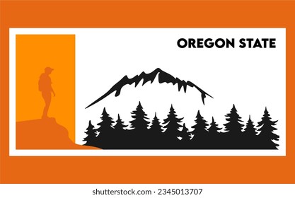 Oregon state with beautiful view