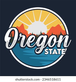Oregon state with beautiful view