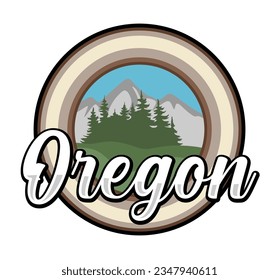 Oregon state with beautiful view