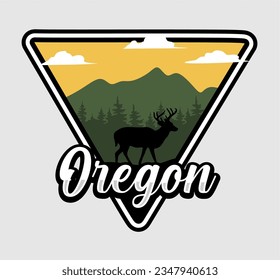Oregon state with beautiful view