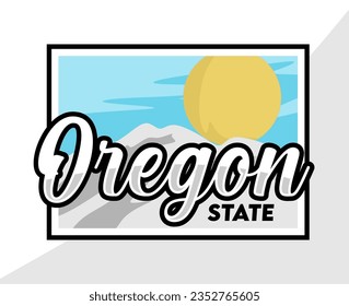 Oregon state with beautiful view