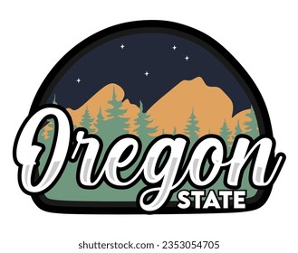 Oregon state with beautiful view
