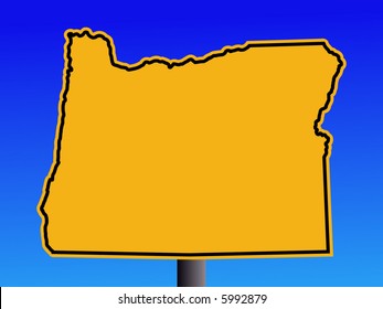 Oregon warning sign