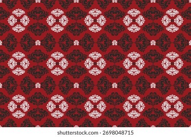 Oreintal Damask Bordado sin costuras, estilo indio. impresión del ornamento del arte. Diseño para la alfombra, cover.Fondo de pantalla, envoltura, tela, ropa.