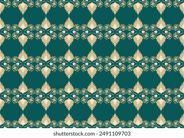 Flora oriental damasco bordado sin costura del modelo, estilo indio. arte ornamento print.Design para la alfombra, cover.Fondo de pantalla, envoltura, tela, ropa	