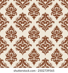 Oreintal Flora Damast Nahtlose Muster Stickerei, indischen Stil.  art ornament print.Design für Teppich, cover.wallpaper, Umhüllung, Stoff, Kleidung	