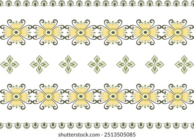 Oreintal Flora Damast Nahtlose Muster Stickerei, indischen Stil.  art ornament print.Design für Teppich, cover.wallpaper, Umhüllung, Stoff, Kleidung