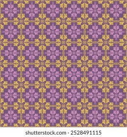 Oreintal flora damask seamless pattern embroidery. Design for carpet, cover, wallpaper, wrapping and clothing.