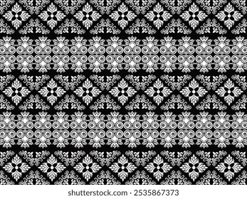 Oreintal Flora Damask Sem costura bordado padrão, estilo indiano. arte ornamento print.Design para tapete, cover.wallpaper, envoltório, tecido, roupas