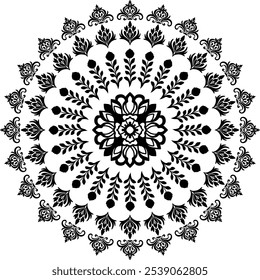 Oreintal Flora Damast Nahtlose Muster Stickerei, indischen Stil. art ornament print.Design für Teppich, cover.wallpaper, Umhüllung, Stoff, Kleidung