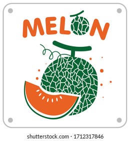 Orenge Melon graphic vector art