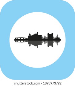 orense city skyline in spain