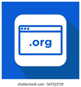 org domain vector icon