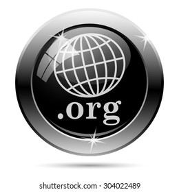 .org Icon. Internet Button On White Background. EPS10 Vector
