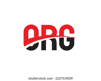 ORG Letter Initial Logo Design Vector Illustration