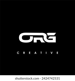 ORG Letter Initial Logo Design Template Vector Illustration