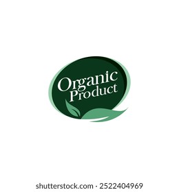 Orgamic Product Label Logo Design. Organic Food Vector
