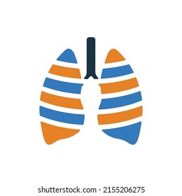 Organ, anatomy icon. Simple editable vector graphics.