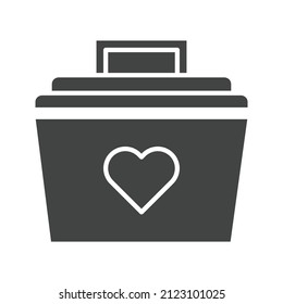 Organ Donation icon vector image. Can also be used for Physical Fitness. Suitable for mobile apps, web apps and print media.