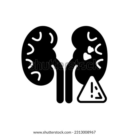 Organ Failure icon in vector. Illustration