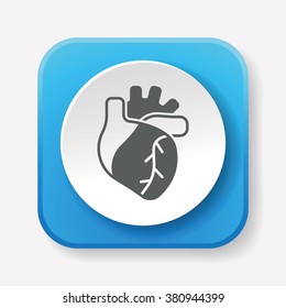 Organ Heart Icon