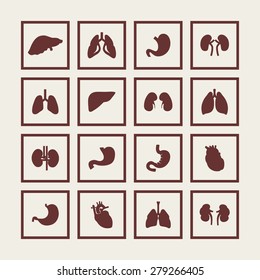 organ icons