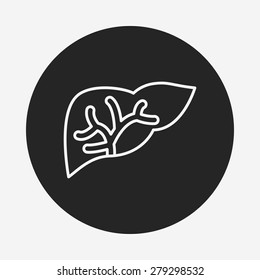 Organ line icon