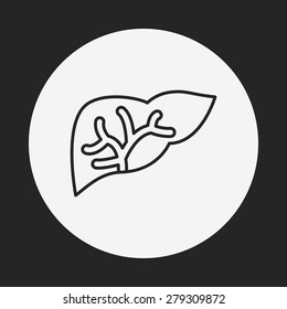 Organ line icon