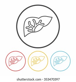 Organ line icon