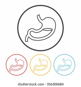 Organ line icon