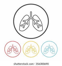 Organ line icon