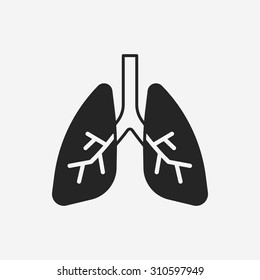 organ lung icon