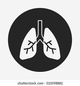 organ lung icon