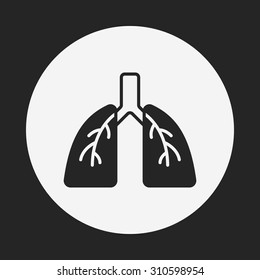 organ lung icon