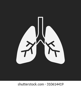 organ lung icon