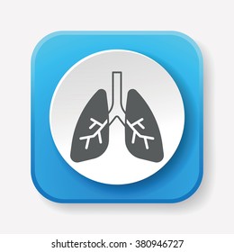 organ lung icon