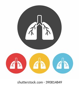organ lung icon