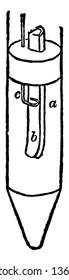 Organ Reed is the sounding part of several instruments, vintage line drawing or engraving illustration.