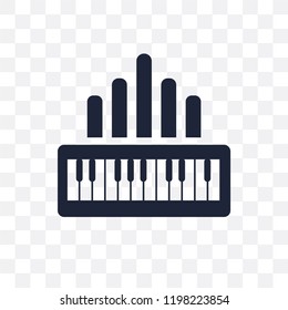 Organ transparent icon. Organ symbol design from Music collection. Simple element vector illustration on transparent background.